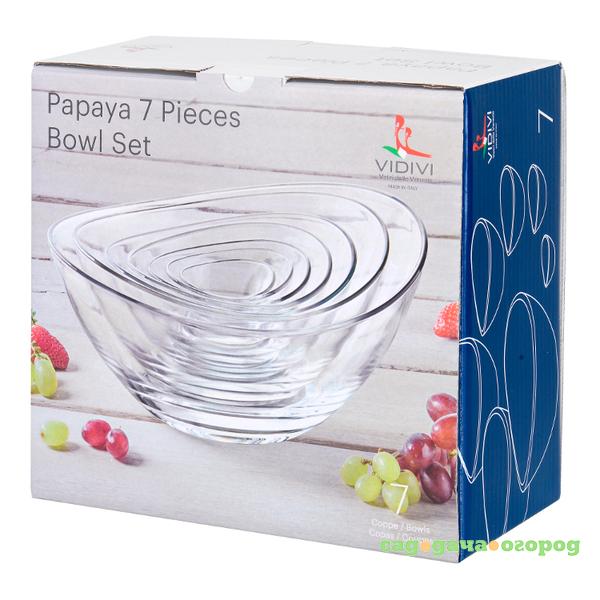 Фото Салатник 7шт/набор Ego&alter/vidivi papaya 68101M/68101