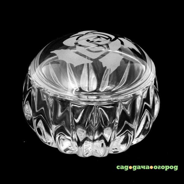 Фото Доза-шкатулка круглая. 7.6см1 Crystal bohemia a.s.