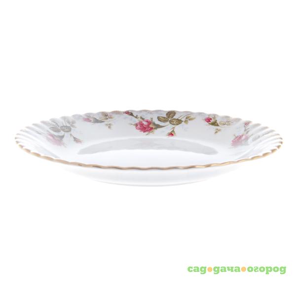 Фото Тарелка мелкая 21см шиповник Porcelaine czech gh