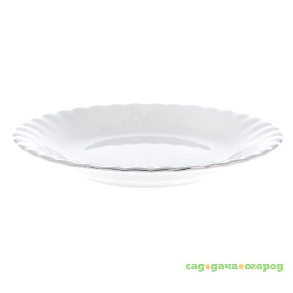 Фото Тарелка десертная 17см жемчужный узор Porcelaine czech gh
