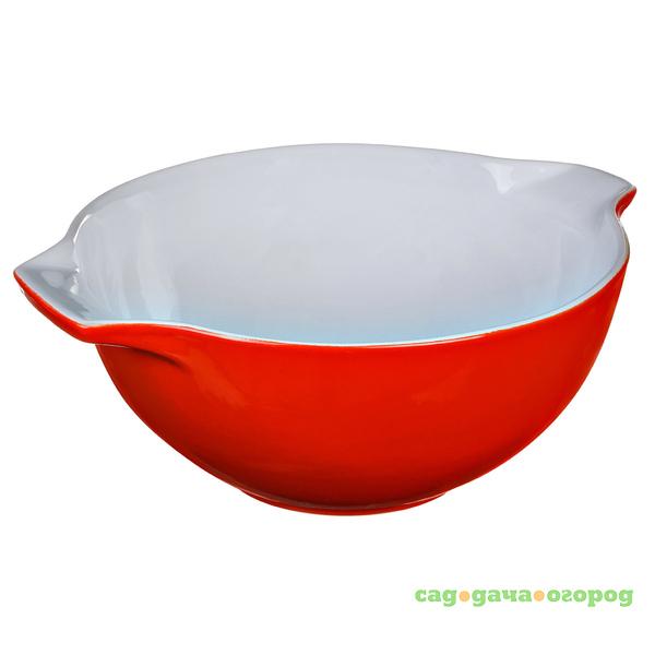Фото Салатник круглый 2л красный керамика PYREX CD21BJ5/CE46