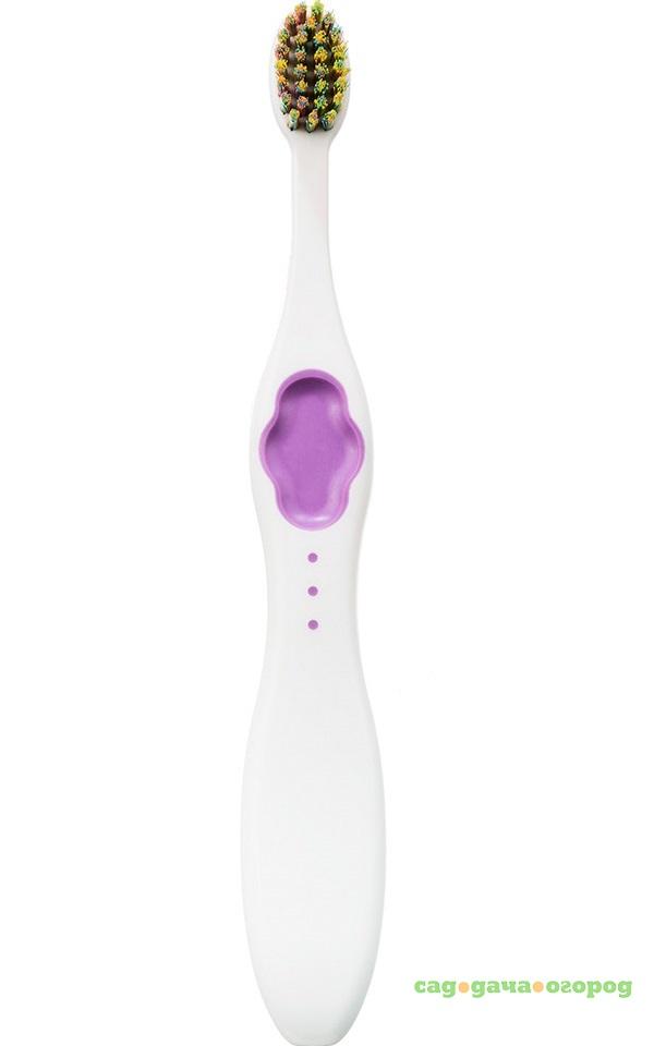 Фото Детская зубная кисть MontCarotte фиолетовая