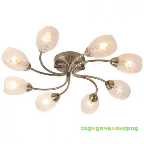 Фото Потолочная люстра IDLamp Carmina 201/8PF-Oldbronze