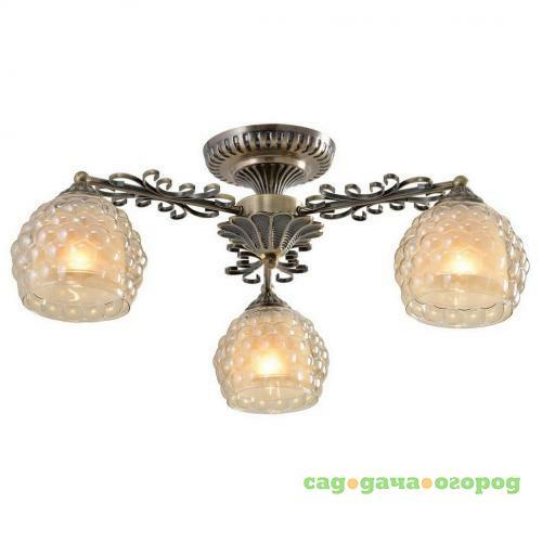 Фото Потолочная люстра IDLamp Bella 285/3PF-Oldbronze