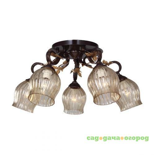 Фото Потолочная люстра IDLamp Brauni 474/5PF-Blackpatina