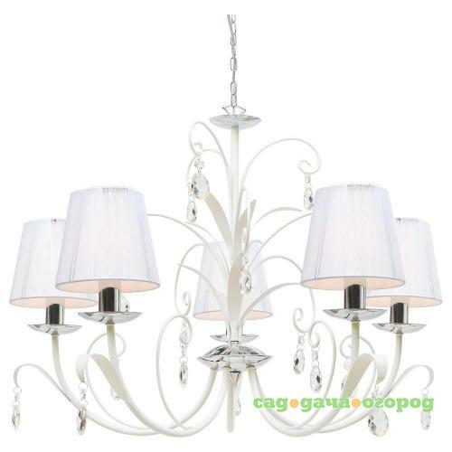 Фото Подвесная люстра Arte Lamp Romana Snow A1743LM-5WH