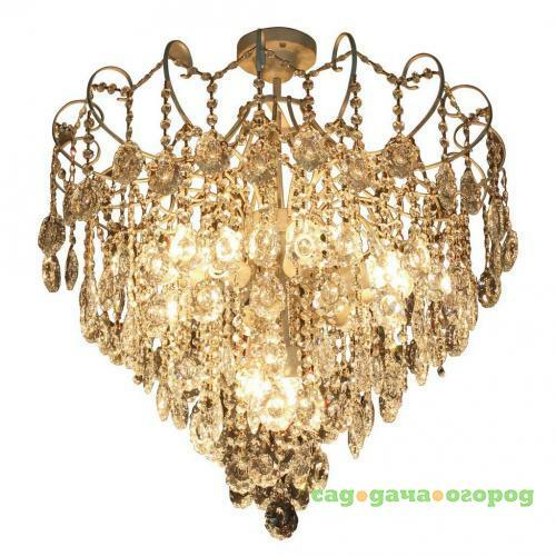 Фото Потолочная люстра IDLamp Grace 299/8PF-Whitepatina