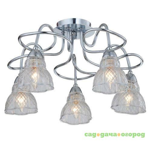 Фото Потолочная люстра IDLamp Assante 864/5PF-Chrome