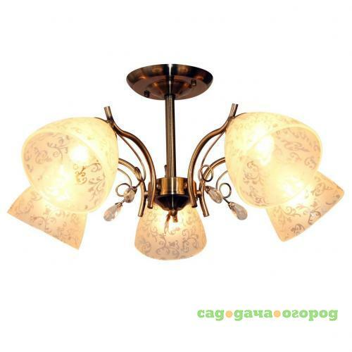 Фото Потолочная люстра IDLamp Orebella 852/5PF-Oldbronze