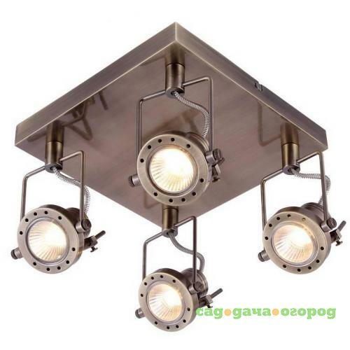 Фото Спот Arte Lamp Costruttore A4300PL-4AB
