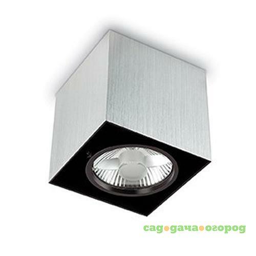 Фото Потолочный светильник Ideal Lux Mood PL1 Small Square Alluminio