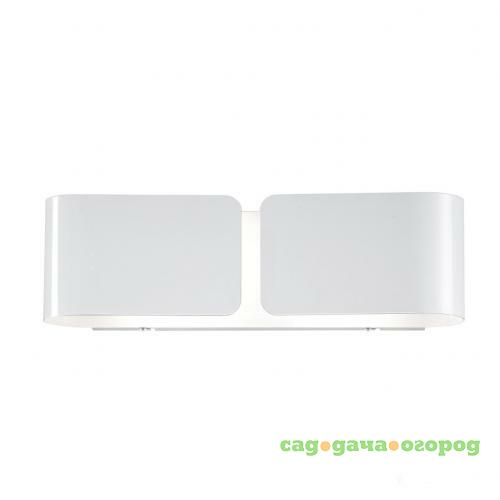 Фото Настенный светильник Ideal Lux Clip AP2 Small Bianco