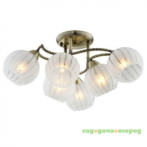 Фото Потолочная люстра IDLamp Carlota 244/6PF-Oldbronze