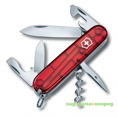 Фото Перочинный нож VICTORINOX, Spartan, 9,1*14.5 см, 12 функций, красный