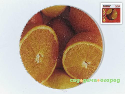Фото Доска разделочная Best Home Kitchen, Апельсин, 20 см, рифленая