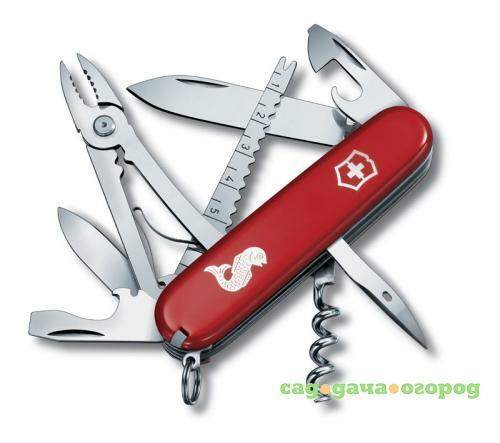 Фото Перочинный нож VICTORINOX, Angler, 9,1 см, 19 функций, красный