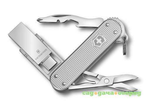 Фото Нож-брелок VICTORINOX, Jetsetter work, 5,8 см, 6 функций, с USB-модулем