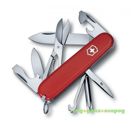 Фото Перочинный нож VICTORINOX, Super Tinker, 9,1 см, 14 функций, красный