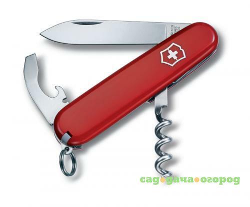 Фото Перочинный нож VICTORINOX, Waiter, 8,4 см, 9 функций, красный