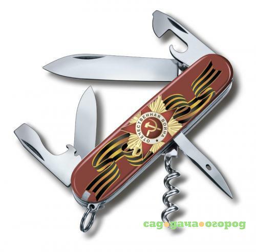 Фото Перочинный нож VICTORINOX, Spartan, День Победы, 9,1 см, 12 функций