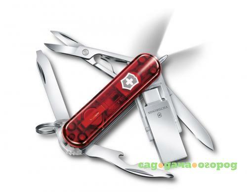 Фото Нож-брелок VICTORINOX, Midnight, Manager work, 5,8 см, 10 функций, с USB модулем