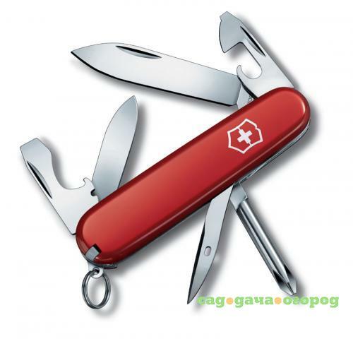 Фото Перочинный нож VICTORINOX, Tinker Small, 8,4 см, 12 функций, красный