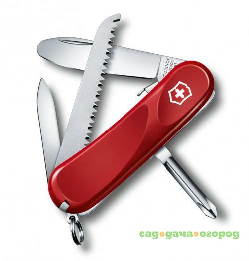 Фото Перочинный нож VICTORINOX, Junior, 8,5 см, 8 функций, красный