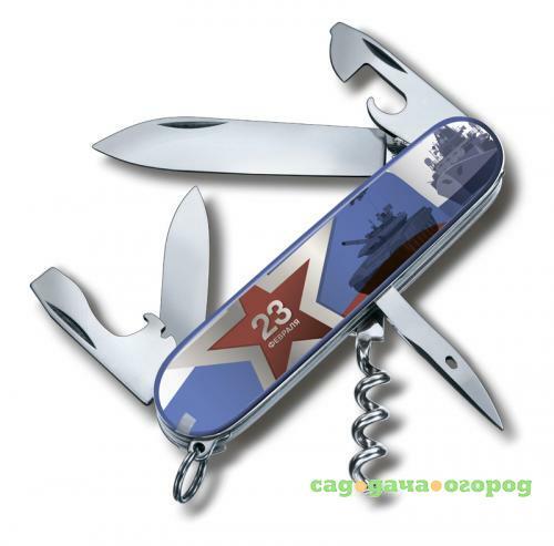 Фото Перочинный нож VICTORINOX, Spartan, 23 февраля, 9,1 см, 12 функций