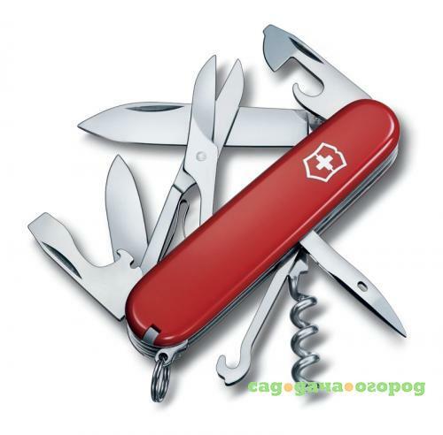 Фото Перочинный нож VICTORINOX, Climber, 9 см, 14 функций, красный