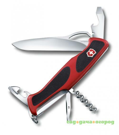 Фото Перочинный нож VICTORINOX, RangerGrip, 13 см, 11 функций, красный