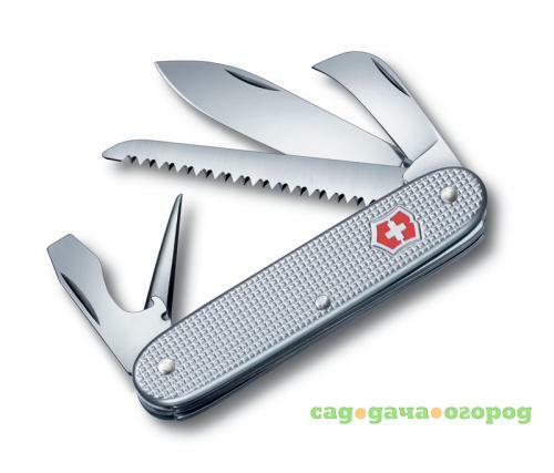 Фото Перочинный нож VICTORINOX, Pioneer, 9,3 см, 7 функций, серебро