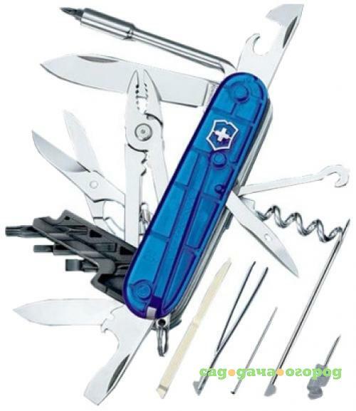 Фото Перочинный нож VICTORINOX, Cyber Tool 34, 9 см, 32 функции, синий