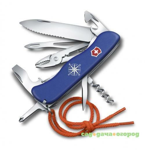 Фото Перочинный нож VICTORINOX, Skipper, 11,1 см, 18 функций, синий