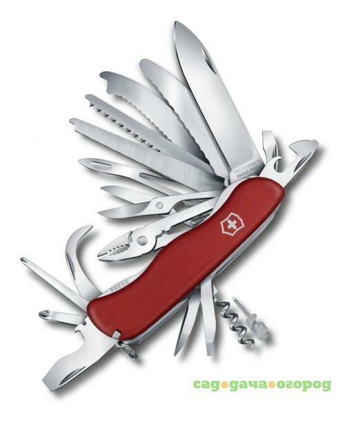 Фото Перочинный нож VICTORINOX, WorkChamp XL, 11,1 см, 31 функция, красный