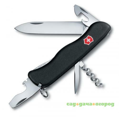 Фото Перочинный нож VICTORINOX, Picknicker 11,1 см, 11 функций, черный