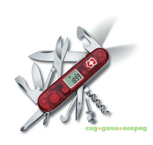 Фото Перочинный нож VICTORINOX, Traveller Lite, 9,1 см, 29 функций, красный