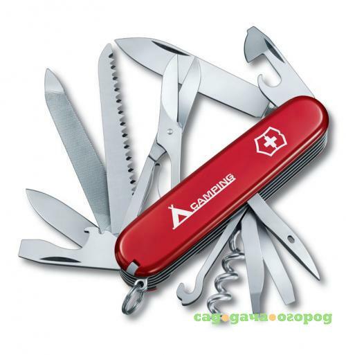 Фото Перочинный нож VICTORINOX, Ranger, Camping, 9,1 см, 21 функция, красный