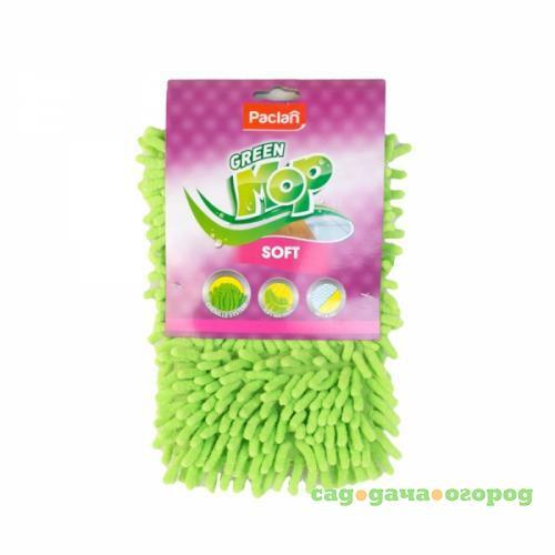 Фото Насадка для швабры Paclan, SOFT, GREEN MOP