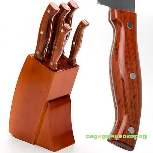 Фото Набор ножей MAYER & BOCH, 6 предметов, красное дерево