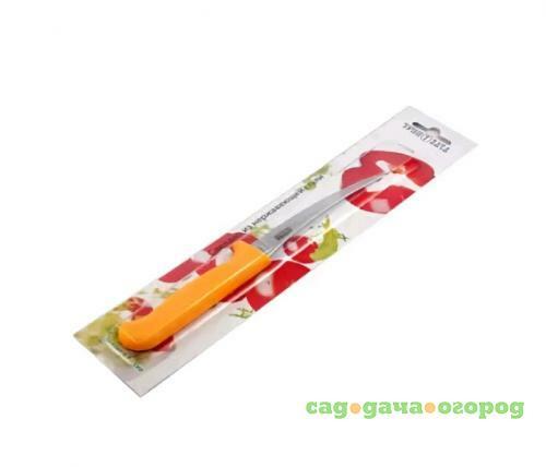 Фото Нож для томатов ТРУД ВАЧА, Элегант, 22,5 см, желтая ручка