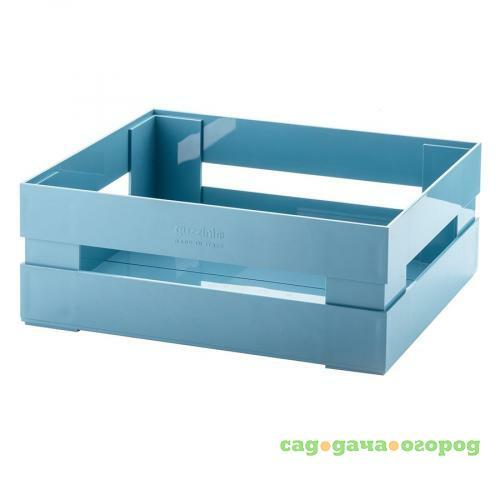 Фото Ящик для хранения guzzini, Tidy & Store, 30,5*22,5*11,5 см, голубой