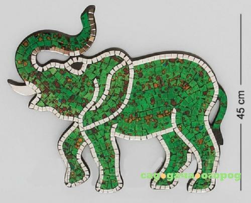 Фото Настенное панно Decor and Gift, Слон, 45 см, мозаика, о.Бали