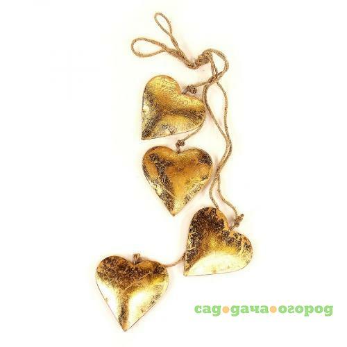 Фото Гирлянда ENJOYME, GOLDEN HEARTS, 65 см