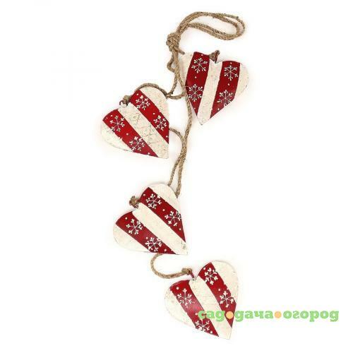 Фото Гирлянда ENJOYME, CHRISTMAS HEARTS, 60 см