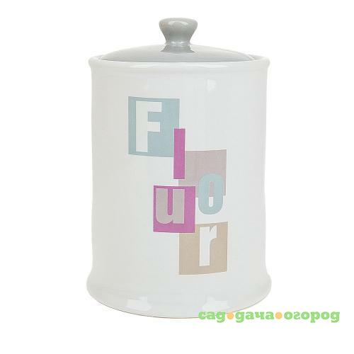 Фото Банка для сыпучих продуктов ENS, Letters, 2,6 л