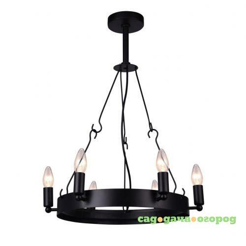 Фото Подвесная люстра Arte Lamp Bastiglia A8811SP-6BK