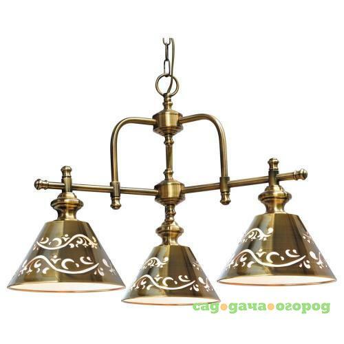 Фото Подвесная люстра Arte Lamp Kensington A1511LM-3PB