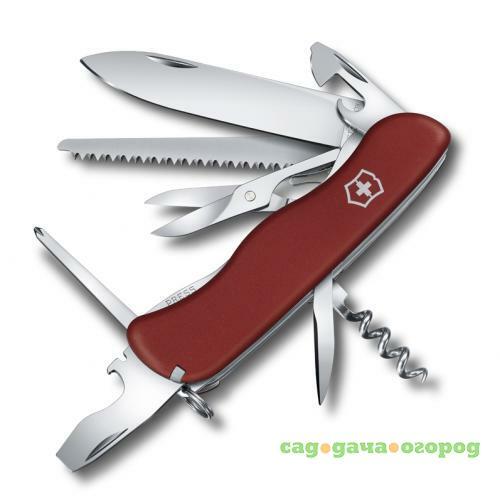 Фото Перочинный нож VICTORINOX, Outrider 11,1 см, 14 функций, красный