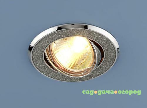 Фото Встраиваемый светильник Elektrostandard 611 MR16 SL серебряный блеск/хром 4607138144147