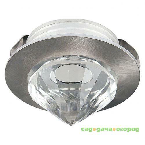 Фото Встраиваемый светодиодный светильник Horoz Nadia 1W 2700К матовый хром 016-027-0001 (HL661L)